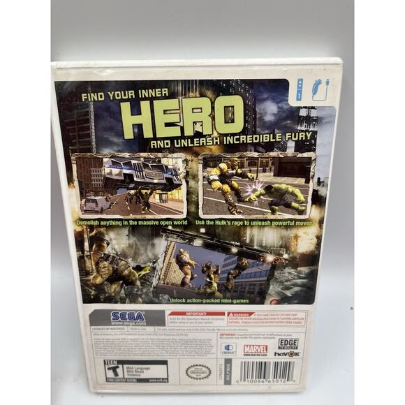 The Incredible Hulk - Nintendo Wii Game, Tested & Ready! - Picture 5 of 5